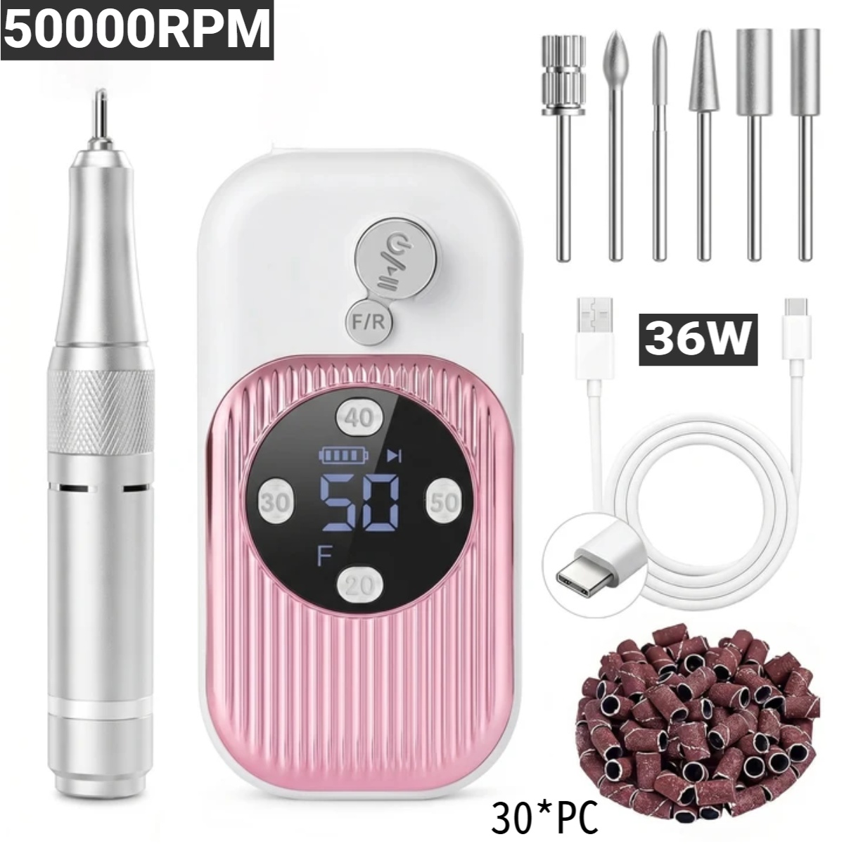 Power Tools Lowes - 50000RPM 고속 전동 네일 드릴 (아크릴