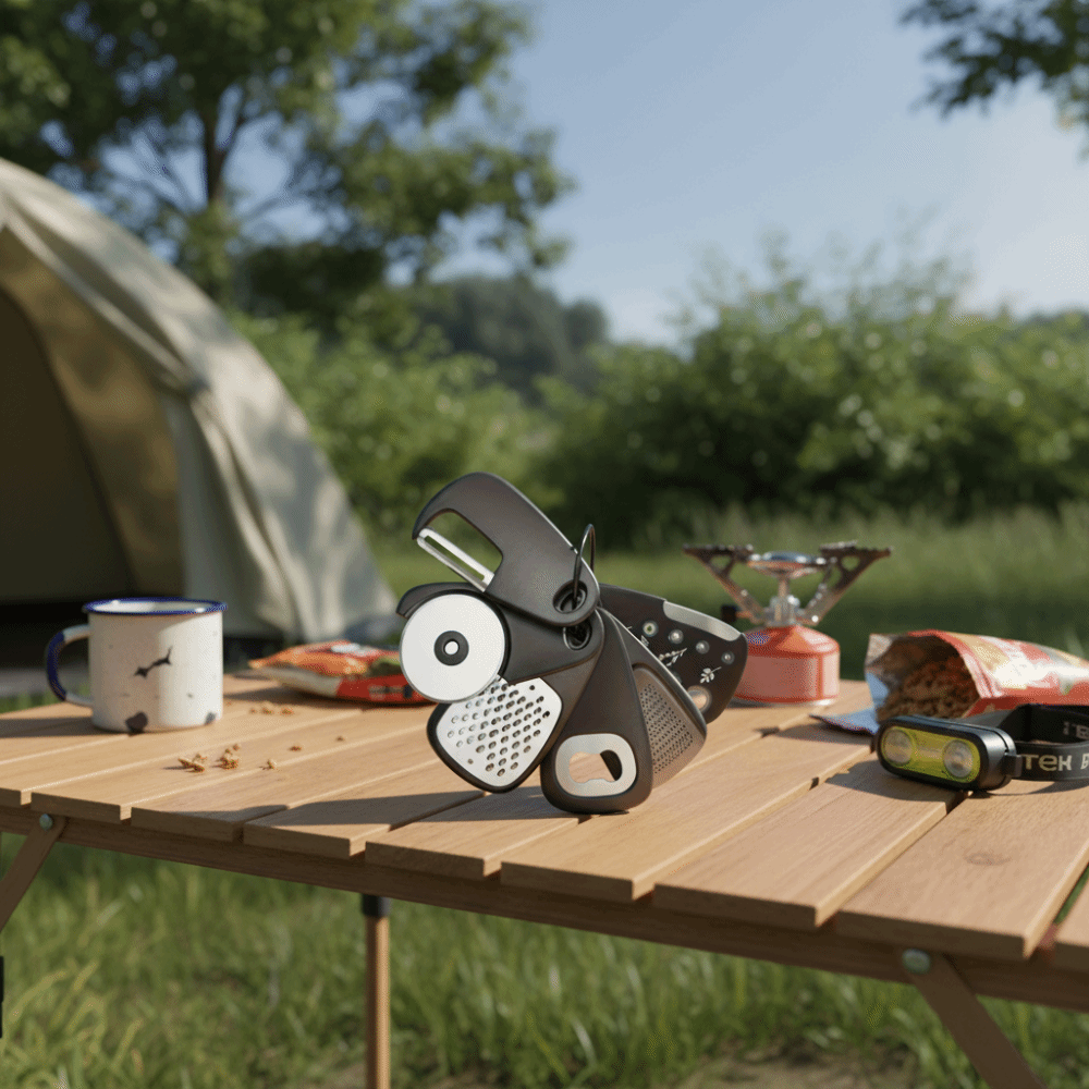 Power Tools You Need - 컴팩트한 디자인의 캠핑 식기 세트 공간