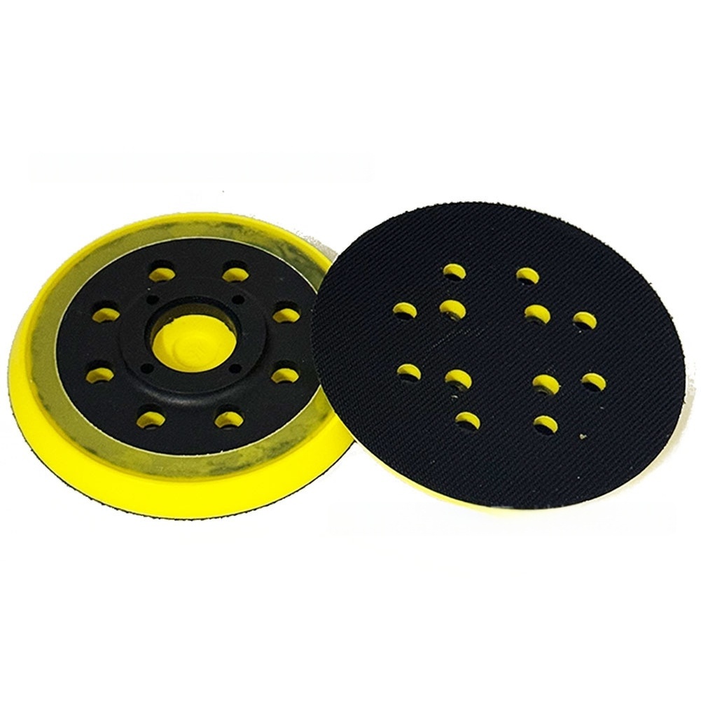 5 인치 8 홀 옐로우 블랙 폴리우레탄 백킹 패드 그라 - Power Tools Yellow And Black 리뷰 및 가격