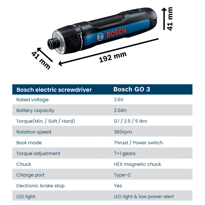 BOSCH Go 3 전기 스크루드라이버 Bosch GO - Power Tools Hand Tools 리뷰 및 가격