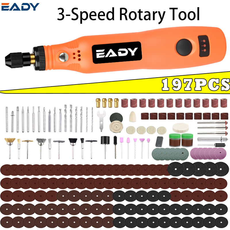 USB 무선 로터리 공구 키트 – 금속 연마, 모형 제 - Power Tools Woodworking 리뷰 및 가격