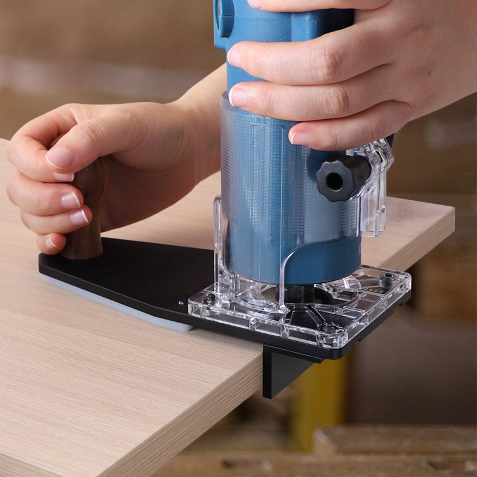 보더 트리밍 베이스 오래 지속되는 구조 라운드오버 라우 - Power Tools Woodworking 리뷰 및 가격