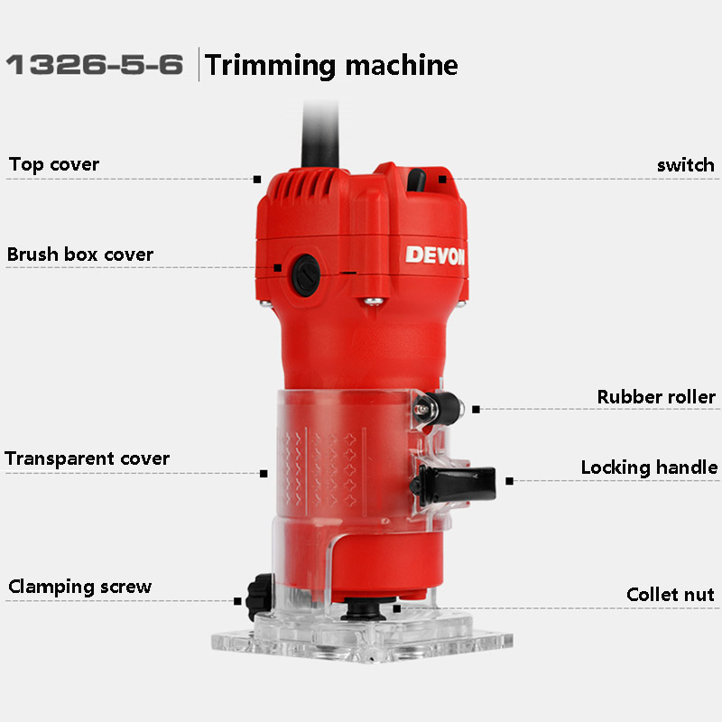 220V 목재 라우터 기계 목공 전기 트리머 6mm 나 - Power Tools Woodworking 리뷰 및 가격